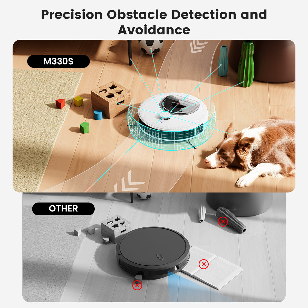 Lefant Robot Vacuum Cleaner M330S White