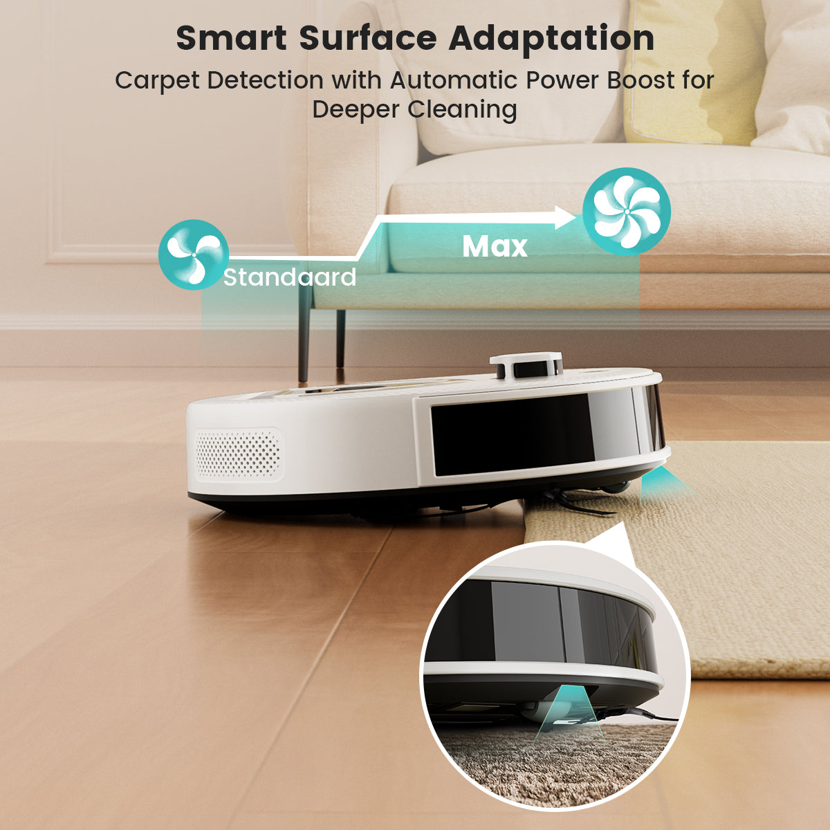 Lefant Robot Vacuum Cleaner M330S White
